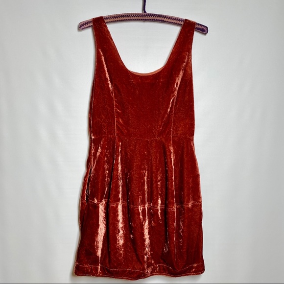 ❤︎︎ 𝕍𝕒𝕝𝕖𝕟𝕥𝕚𝕟𝕖 ❤︎︎ Rᴀᴄʜᴇʟ Rᴏʏ Cʀᴜsʜᴇᴅ Vᴇʟᴠᴇᴛ Tᴀɴᴋ Sᴛʏʟᴇ Mɪɴɪ Dʀᴇss - Picture 7 of 10